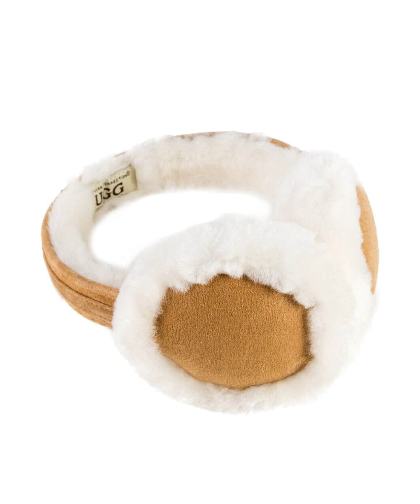 UGG Earmuffs for Women & Men - Soft Fleece Winter Ear Warmers - Cozy & Comfortable for Cold Weather, Outdoor Activities, and Snow Sports