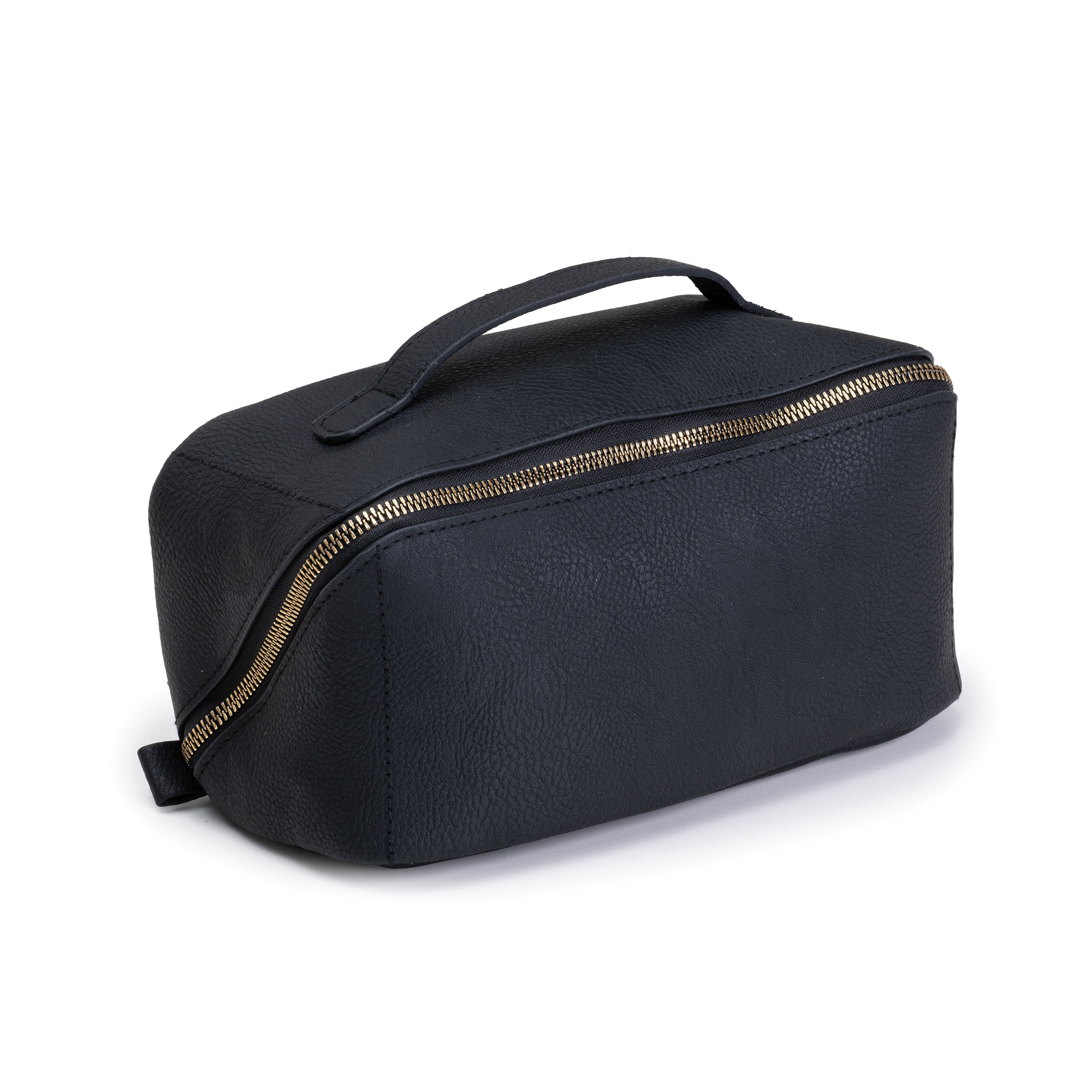Stylish Waterproof Makeup Bag for Women - Large Travel Cosmetic Organizer with Multiple Pockets - Perfect for Travel, Gym, and Daily Essentials (Black)