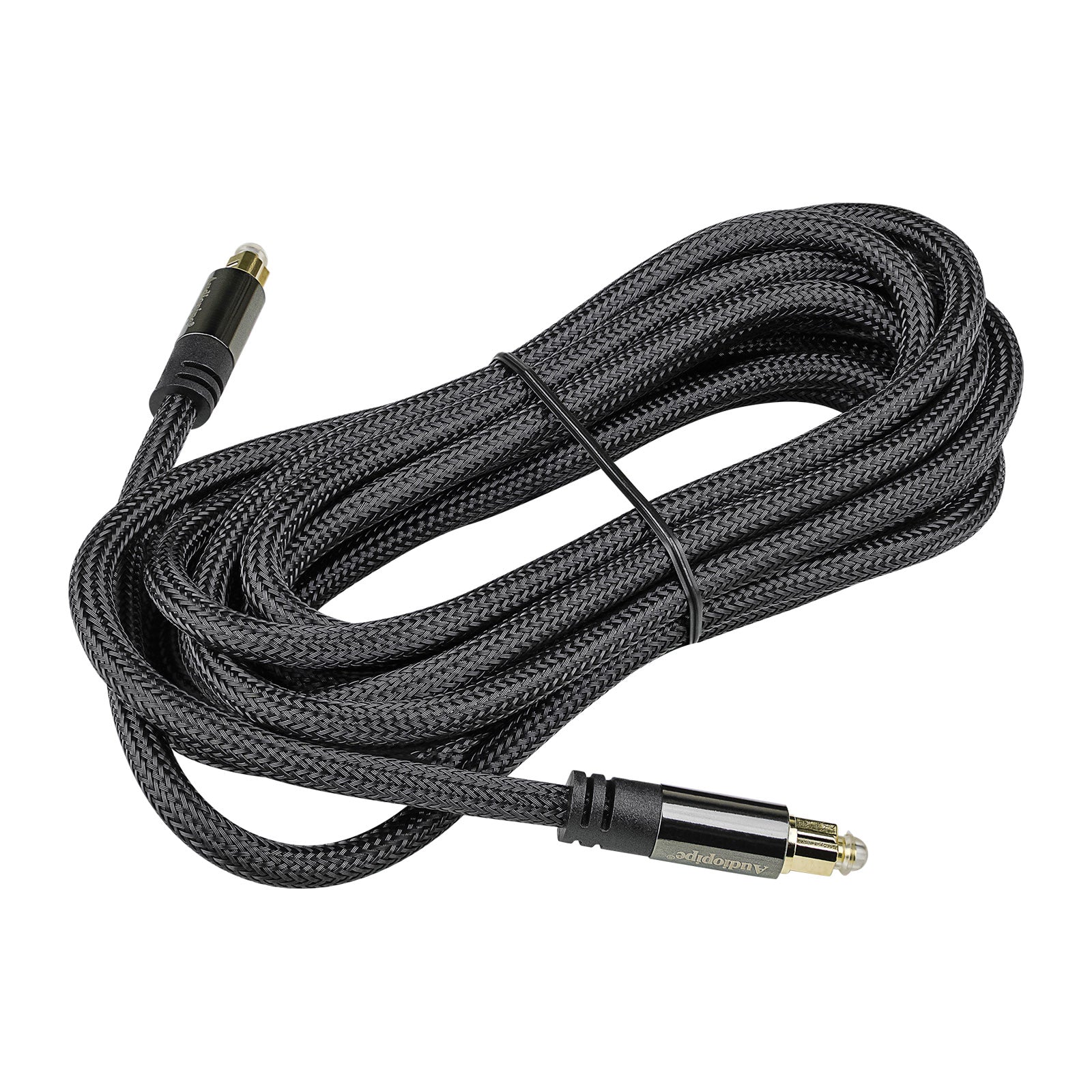 12Ft Digital Optical Audio Cable (Toslink) - High-Speed Fiber Optic Cable for Home Theater, Soundbar, PS5, Xbox, and TV - APTOS OF12 Model