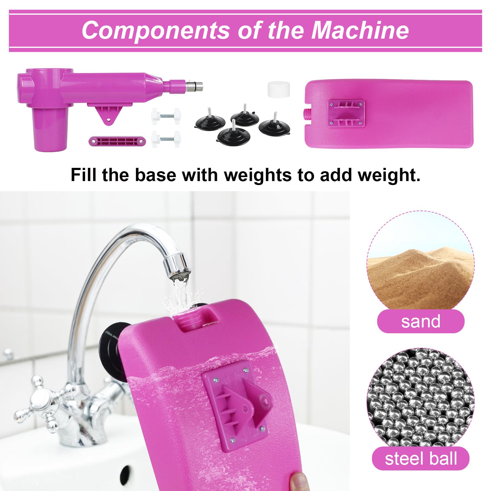 Automatic Thrusting Sex Machine with Dildo & Suction Cup - 2.6