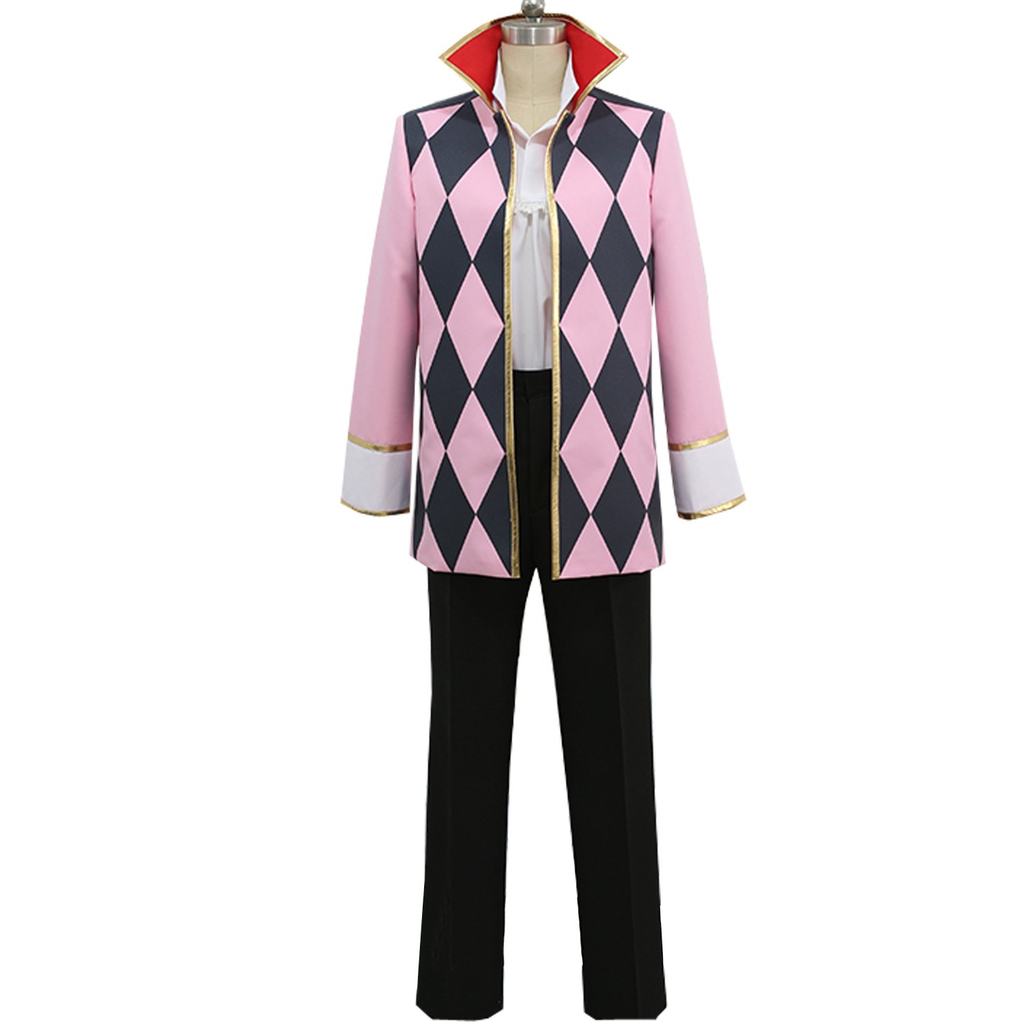 Anime Howl's Moving Castle Cosplay Jacket for Men - Premium Halloween Costume & Cosplay Outfit for Conventions, Parties, and Themed Events