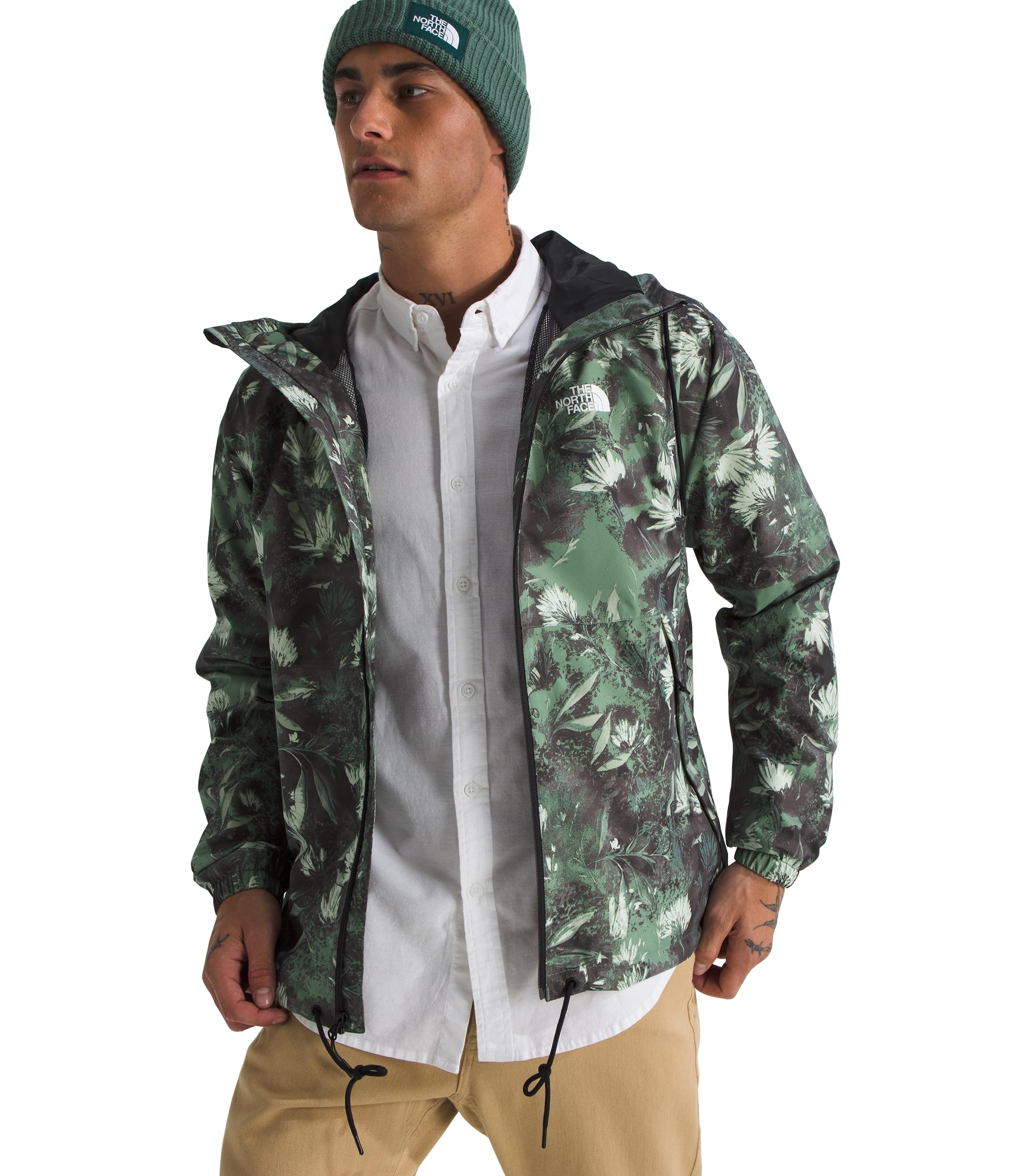 THE NORTH FACE Men's Waterproof Antora Rain Hoodie Jacket - PFAS Free, Lightweight Windbreaker for Hiking, Camping & Outdoor Activities (Standard & Big Sizes Available)
