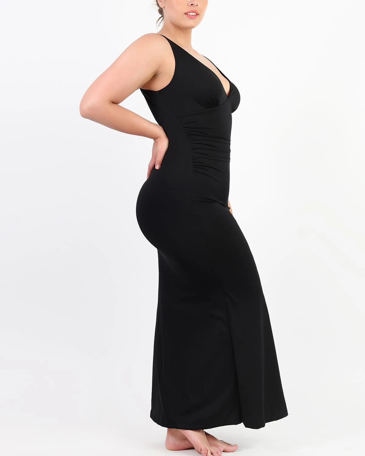 Mermaid Hem Shaping Dress for Women - Slimming Bodycon Dress for Evening Parties, Date Nights & Special Occasions