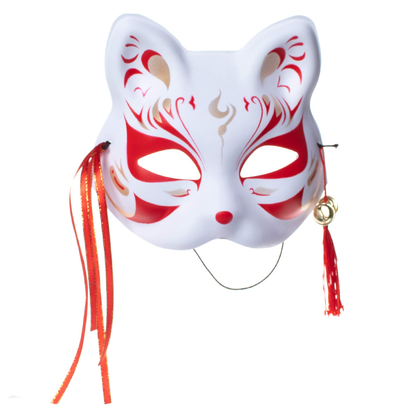 Japanese Anime Red and White Fox Kimono Cosplay Costume with Tabi Socks - Perfect for Halloween, Cosplay Events, and Anime Conventions