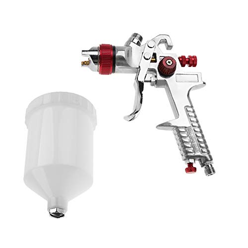 High-Pressure Pneumatic Spray Gun - Durable Gravity Feed Sprayer with Fine Atomization for Cars, Furniture & Instruments - Perfect for DIY Auto Painting, Wood Refinishing & Metal Coating Projects