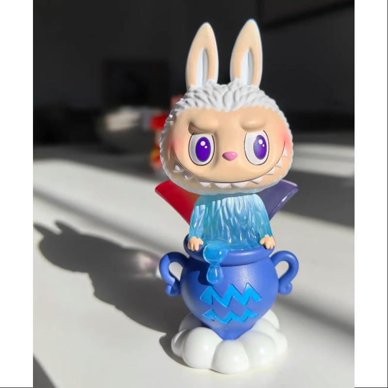 Labubu The Monsters Constellation Series Aquarius Collectible Figure - Cute Kawaii Vinyl Art Toy for Home Decor, Office Display & Anime Fans Collection