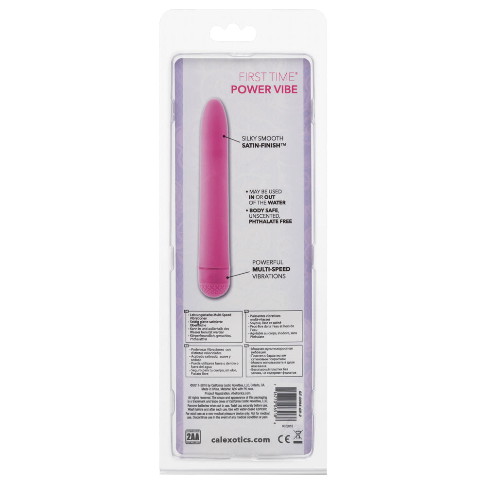 First Time Power Vibe - Rechargeable Personal Massager for Relaxation & Stress Relief - Perfect for Home Use, Travel, and Self-Care Moments