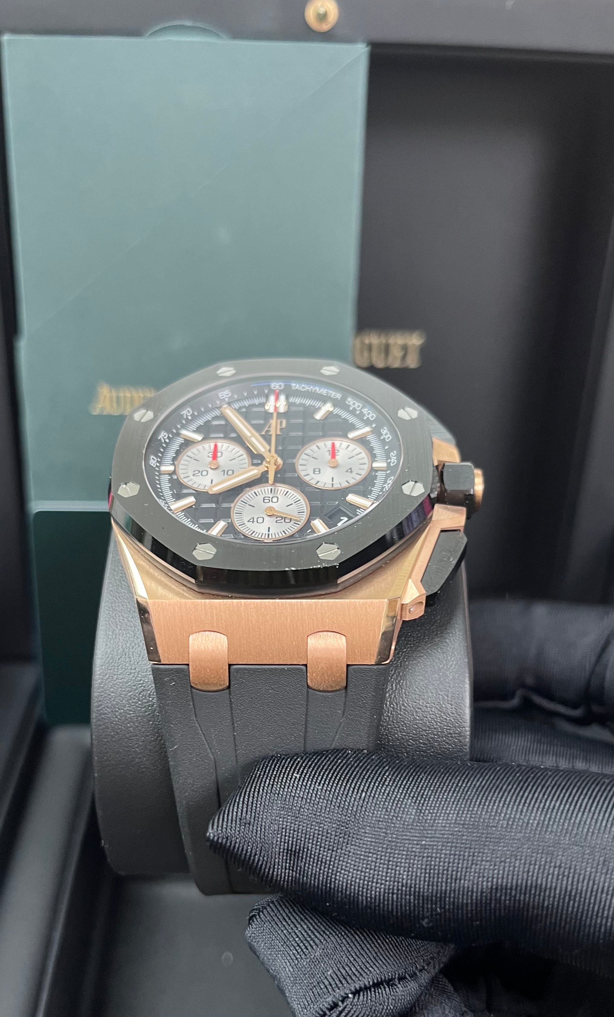 Audemars Piguet Royal Oak Offshore Selfwinding Chronograph Men's Watch 26420RO.OO.A002CA.01 - Luxury Swiss Automatic Chronograph for Business, Gala & Special Occasions