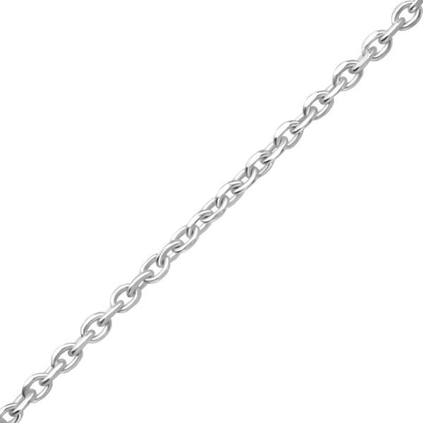 Diamond Cut Cable Chain Necklace for Women - 14K Gold Plated Stainless Steel Jewelry - Perfect for Everyday Wear, Layering & Gifts