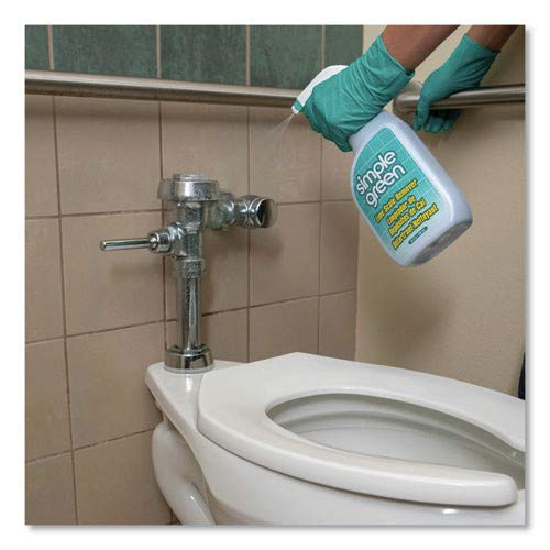 32oz Wintergreen Scale Remover & Deodorizer - Heavy Duty Bathroom Cleaner for Shower, Tile & Toilet - 12 Pack/Carton for Commercial & Home Use