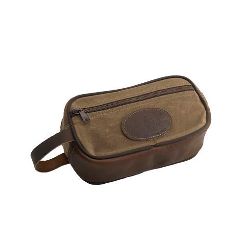 Frost River Premium Leather Travel Kit for Men & Women - Durable Toiletry Bag for Camping, Hiking & Business Trips - Perfect Carry-On Organizer for Cosmetics & Essentials