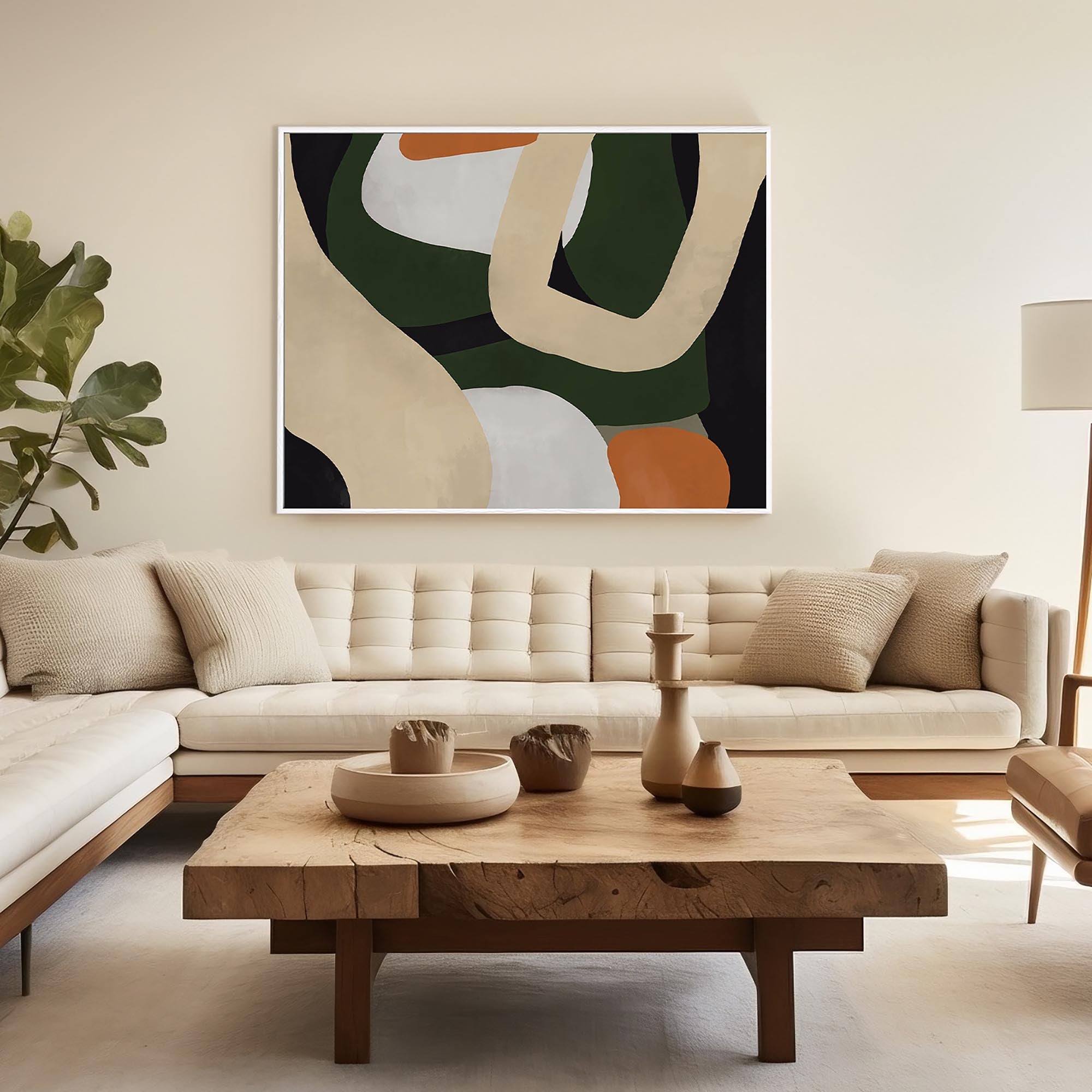The Morning After Framed Canvas Wall Art - Modern Home Decor for Living Room, Bedroom & Office - Perfect Gift for Housewarming & Wedding