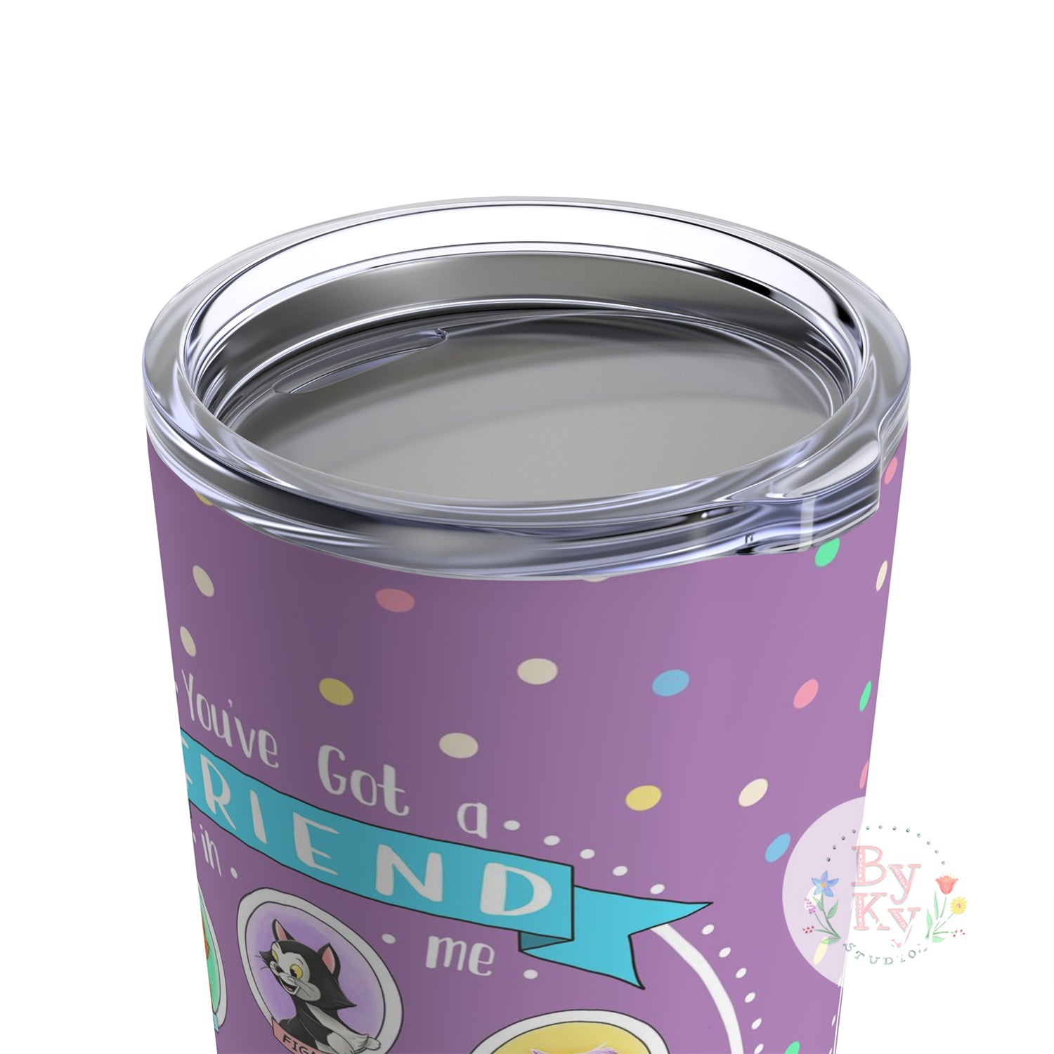 20oz 'You've Got a Friend' Cat-Themed Insulated Tumbler - Perfect for Coffee, Tea & Gifts for Cat Lovers