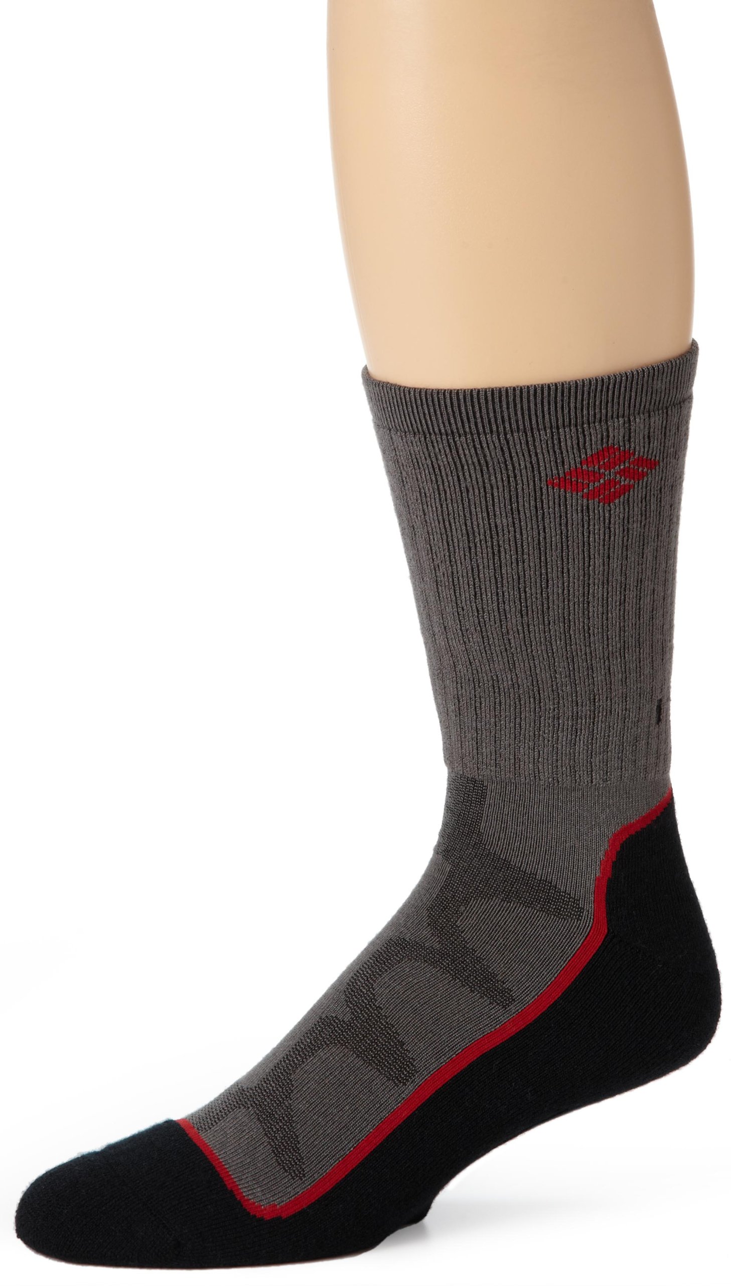 Columbia Men's Hiker Lite Socks - Moisture-Wicking Hiking Socks for Men with Arch Support & Cushioning - Perfect for Outdoor Adventures, Camping & Trail Running