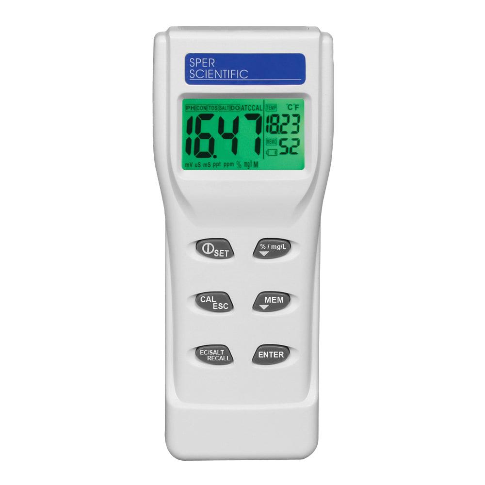 Premium Water Meter Kit with Conductivity & Salinity Probe - Accurate Water Quality Testing for Pools, Aquariums, Hydroponics & Industrial Use