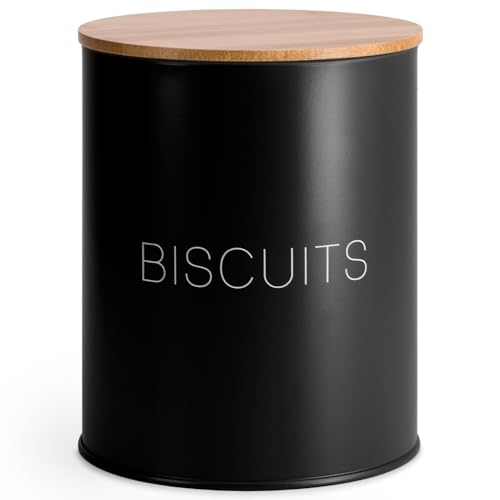 Biscuit Tin - Black