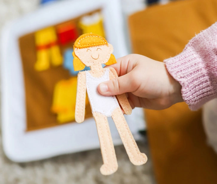 Fabric Activity Book for Toddlers - Soft & Interactive Travel Toy for Kids - Perfect for Airplane, Car Rides & Quiet Playtime