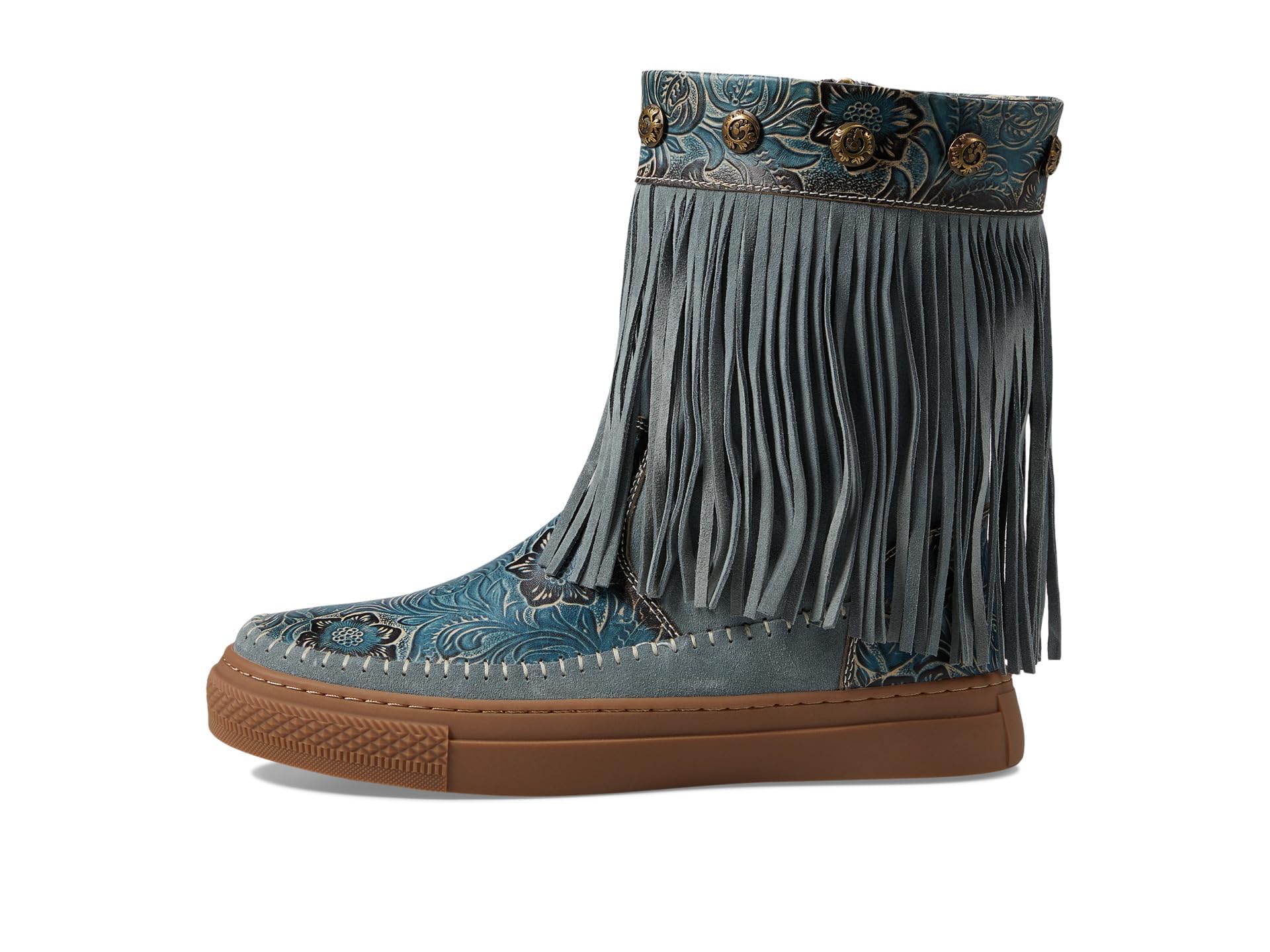 Spring Step L'Artiste Women's Fringely Booties - Comfortable Ankle Boots with Stylish Fringe Details for Casual Outfits & Fall Fashion