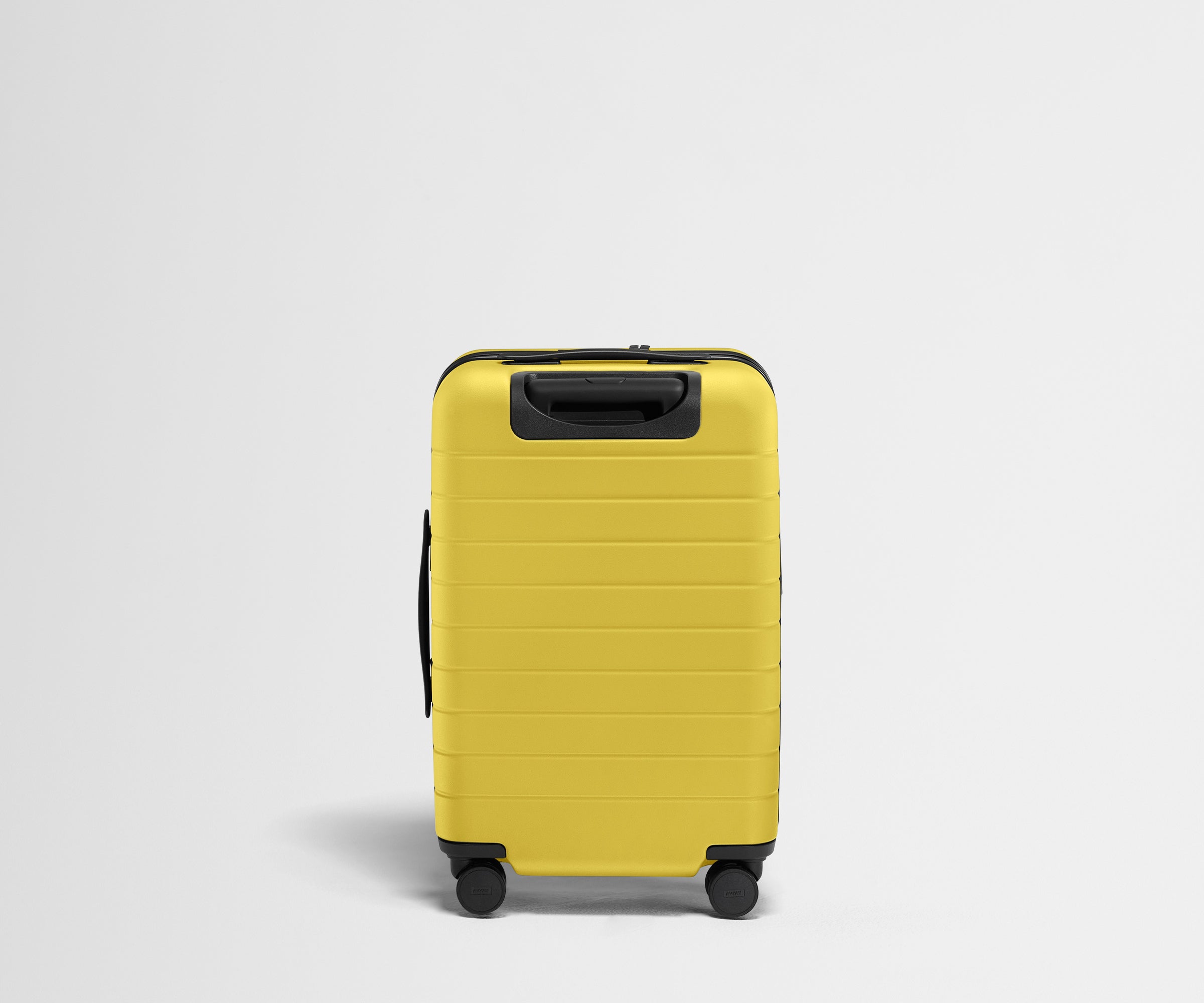The Carry On Flex Luggage - Sunshine Yellow Lightweight Spinner Suitcase for Travel, Business Trips & Weekend Getaways