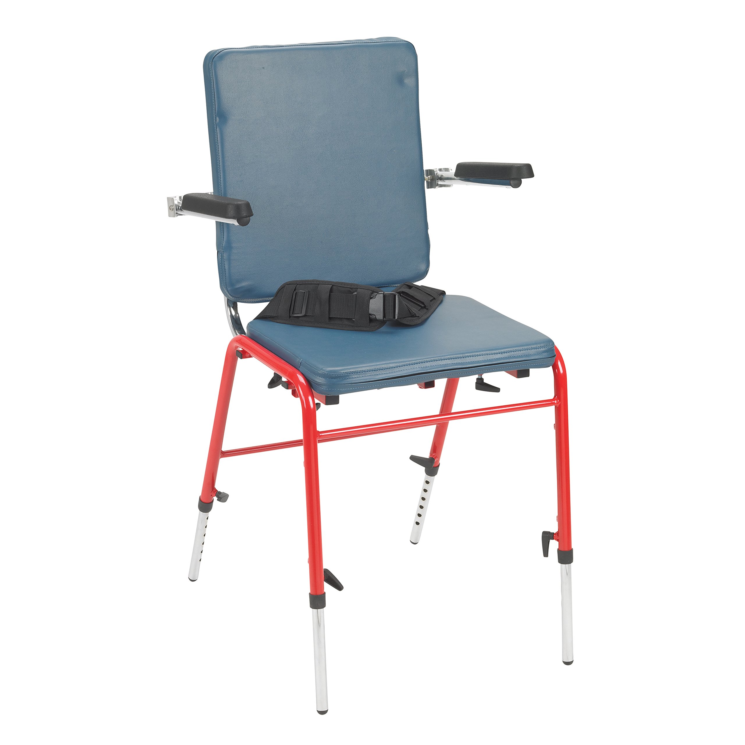 Drive Medical First Class School Chair - Adjustable Height, Ergonomic Design for Kids & Teens, Red, Small Size - Perfect for Classrooms, Study Rooms & Home Learning