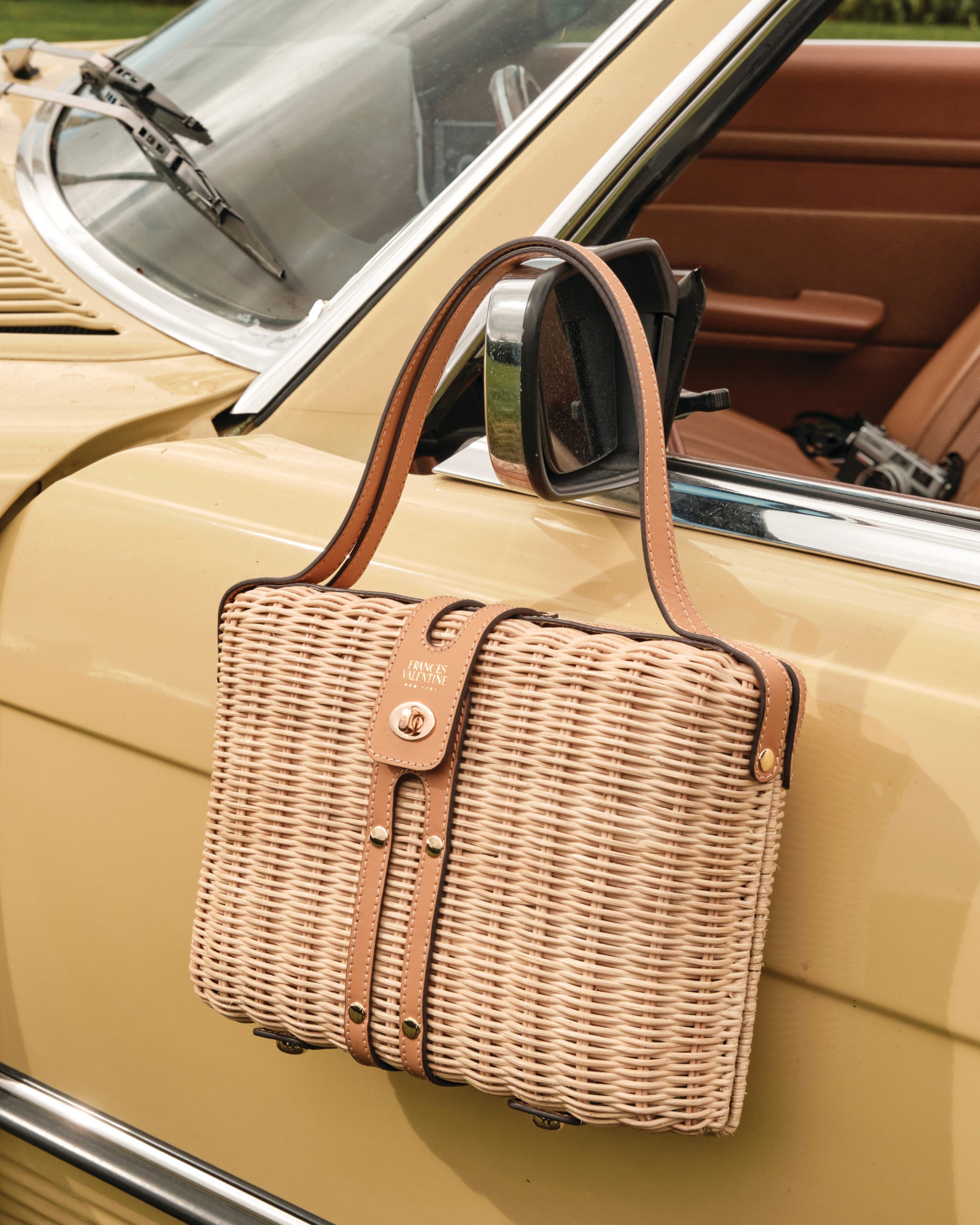 The Holland Satchel - Genuine Leather Crossbody Bag for Women, Natural Tan Color, Stylish & Durable Everyday Purse - Perfect for Work, Travel & Casual Outings