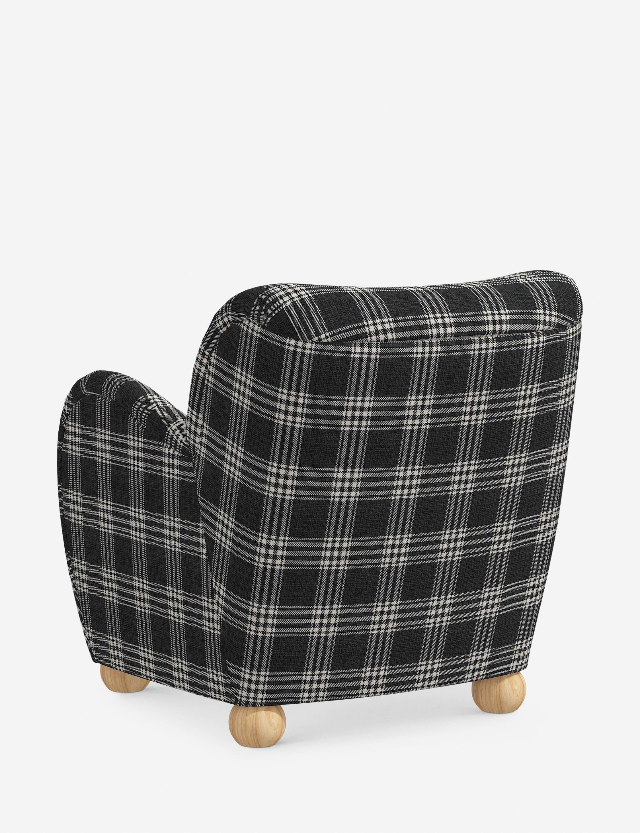 Baird Accent Chair - Modern Upholstered Lounge Chair for Living Room, Bedroom & Office - Comfortable Reading Chair with Sturdy Wooden Legs - Perfect for Relaxing, Entertaining & Home Decor