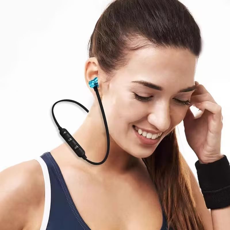 Wireless Bluetooth Earbuds - In-Ear Stereo Headphones with Noise Isolation, Black | Perfect for Gym, Running, Commuting & Workouts