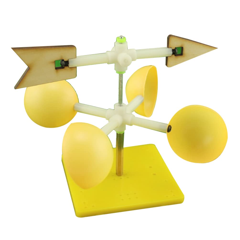 Perpetual Motion Machine Wind Vane Toy - Plastic Weather Vane for Kids, Educational Science Kit & STEM Learning Toy - Fun Scientific Experiment Gadget for Classroom, Home Desk Decor & Outdoor Wind Observation