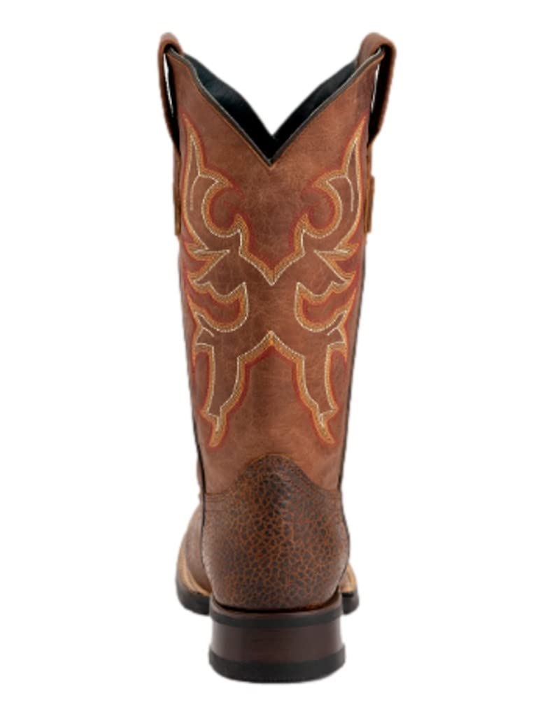 Women's Winter Blossom Western Boots - Waterproof Leather Cowgirl Boots with Fur Lining for Cold Weather, Fashionable Riding and Outdoor Activities
