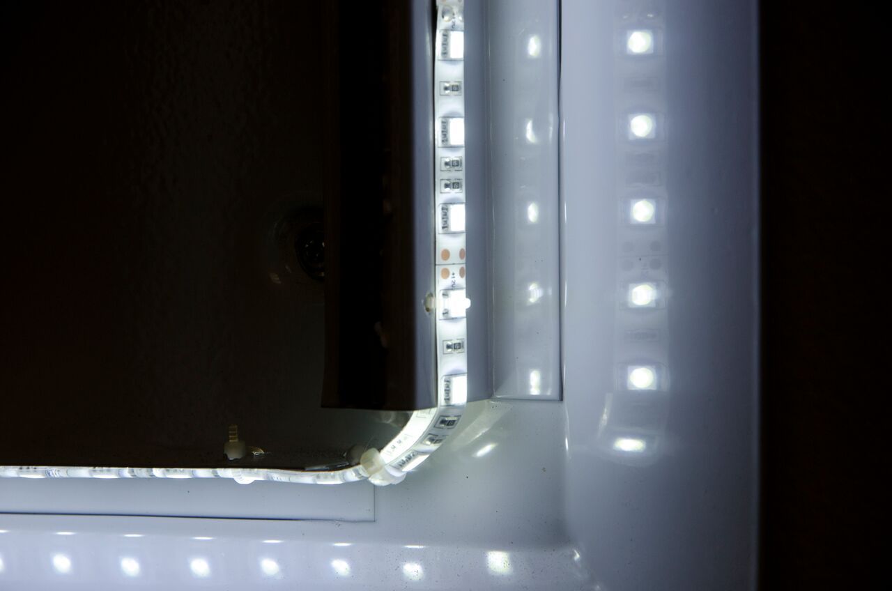 RBL CVMA Malisa Collection LED Vanity Mirror with Touch Control - 3 Size Options for Makeup, Dressing Room & Home Decor