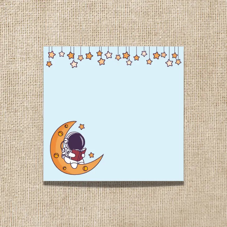 Astronaut Shaped Sticky Notes - Fun & Adhesive Space Themed Memo Pads for Office, School & Home Organization - Perfect for Students, Teachers & Space Enthusiasts