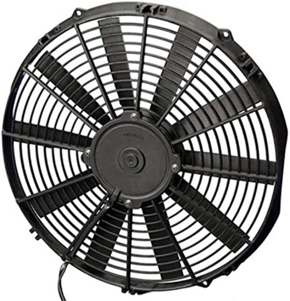 SPAL Automotive 30100382 14 Inch High Performance Cooling Fan - Universal Fit for Cars, Trucks & SUVs - Perfect for Engine Cooling & Overheating Prevention