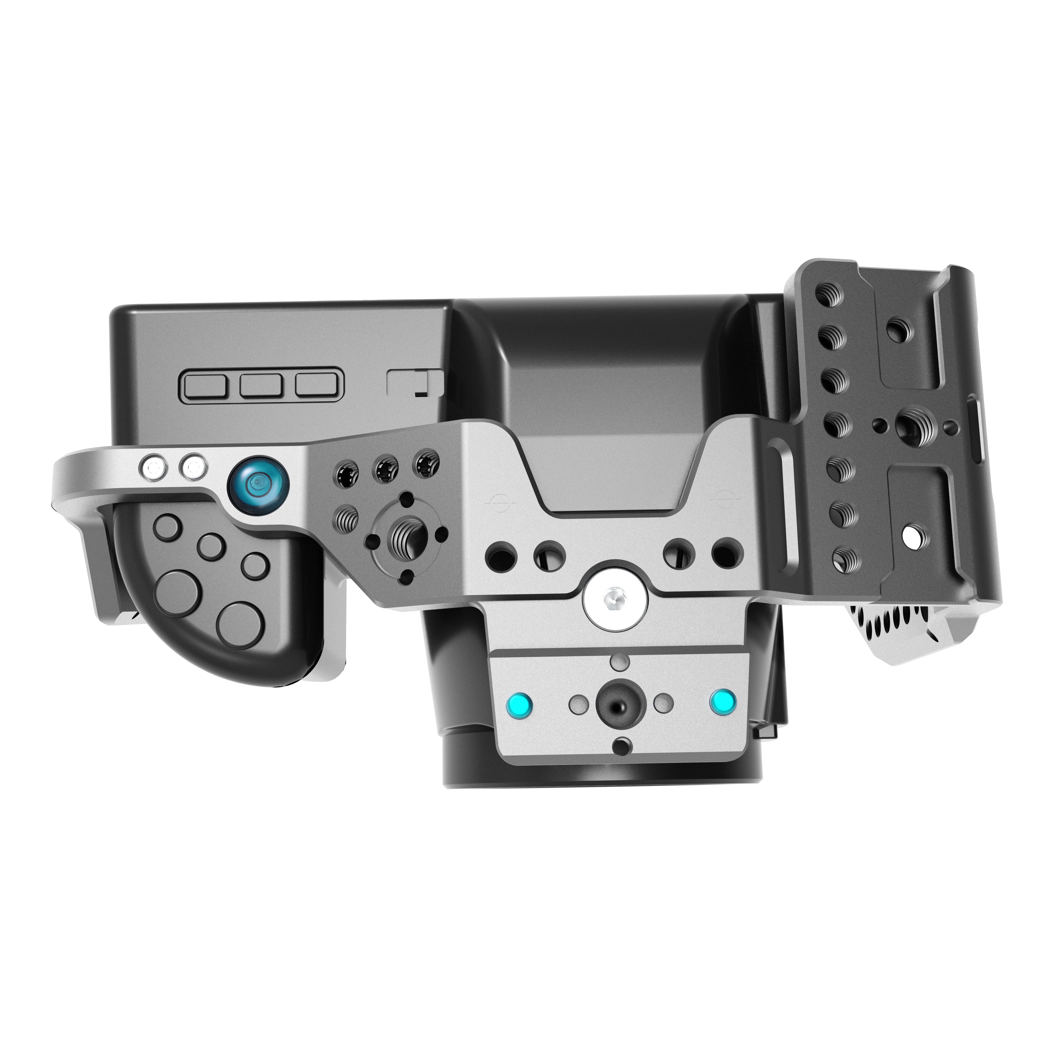 Kondor Blue Blackmagic Pocket 6K Pro Camera Cage - Space Gray (Cage Only) | Durable Aluminum Alloy Rig for Filmmaking & Vlogging Accessories