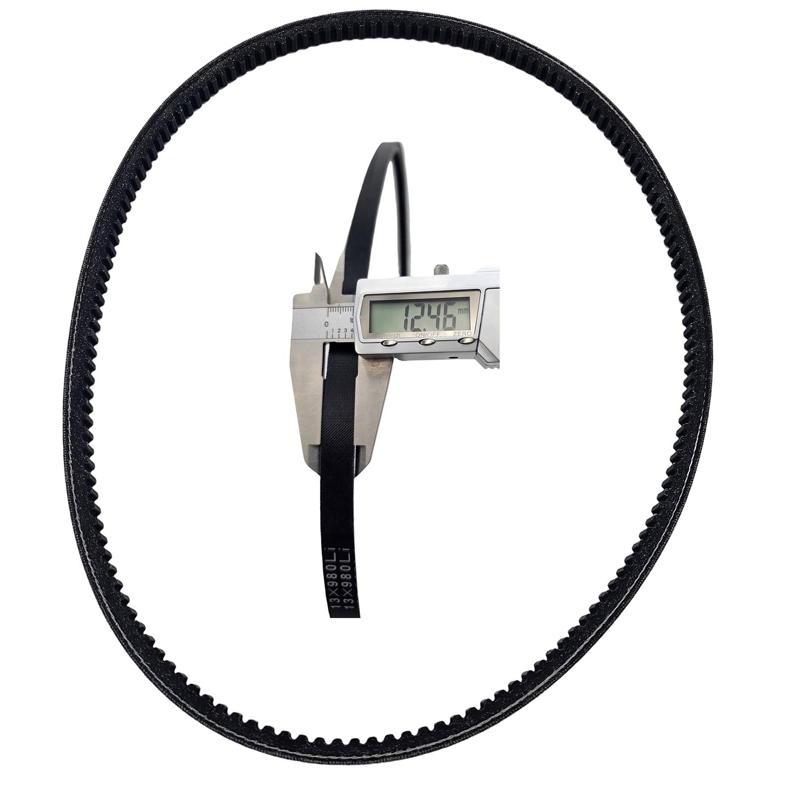 Perkins 400 Series V Belt Fan Belt Replacement - 080109107 - Durable Rubber Drive Belt for Engine Cooling System - Perfect for Tractors, Generators & Industrial Equipment
