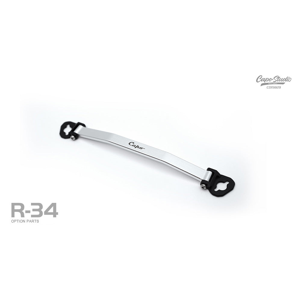 1/8 RC Drift Car Parts - Rear Steering Belt, Pulley, Accelerator, Brake Clutch Pedal, Tire Iron, Wheel Hubs, Tyres & Lights Hook for R34 Model - Perfect for RC Drifting, Racing & DIY Upgrades
