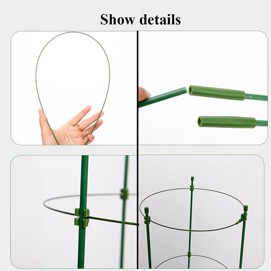 **60cm Garden Climber Shelf - 3 Pack Plant Support Frame for Climbing Vines, Roses, Vegetables & Pots | Tomato Cage Stake & Gardening Tool for Outdoor & Indoor Use**