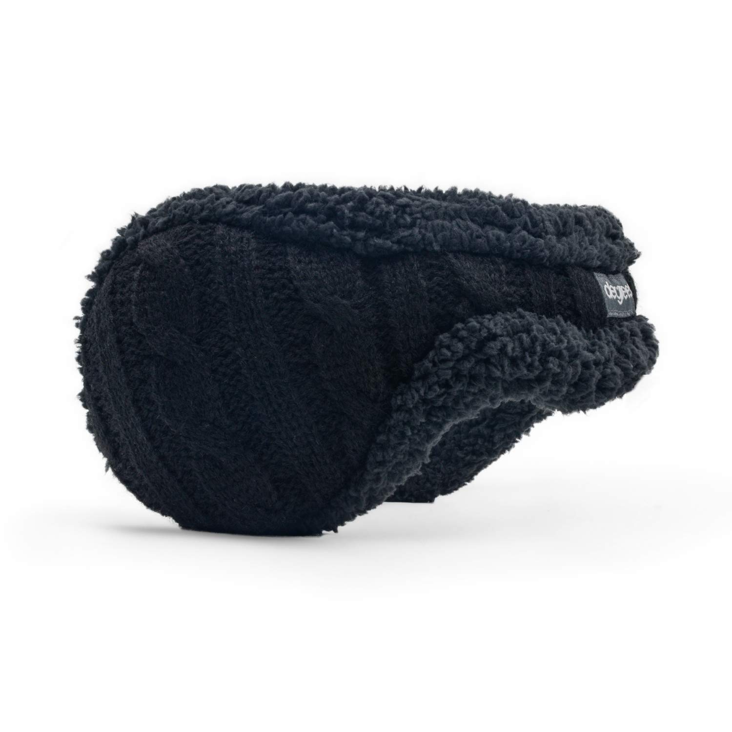 Women's Cable Knit Behind The Head Ear Warmer - Soft Winter Headband for Outdoor Activities, Running, Skiing & Cold Weather Protection