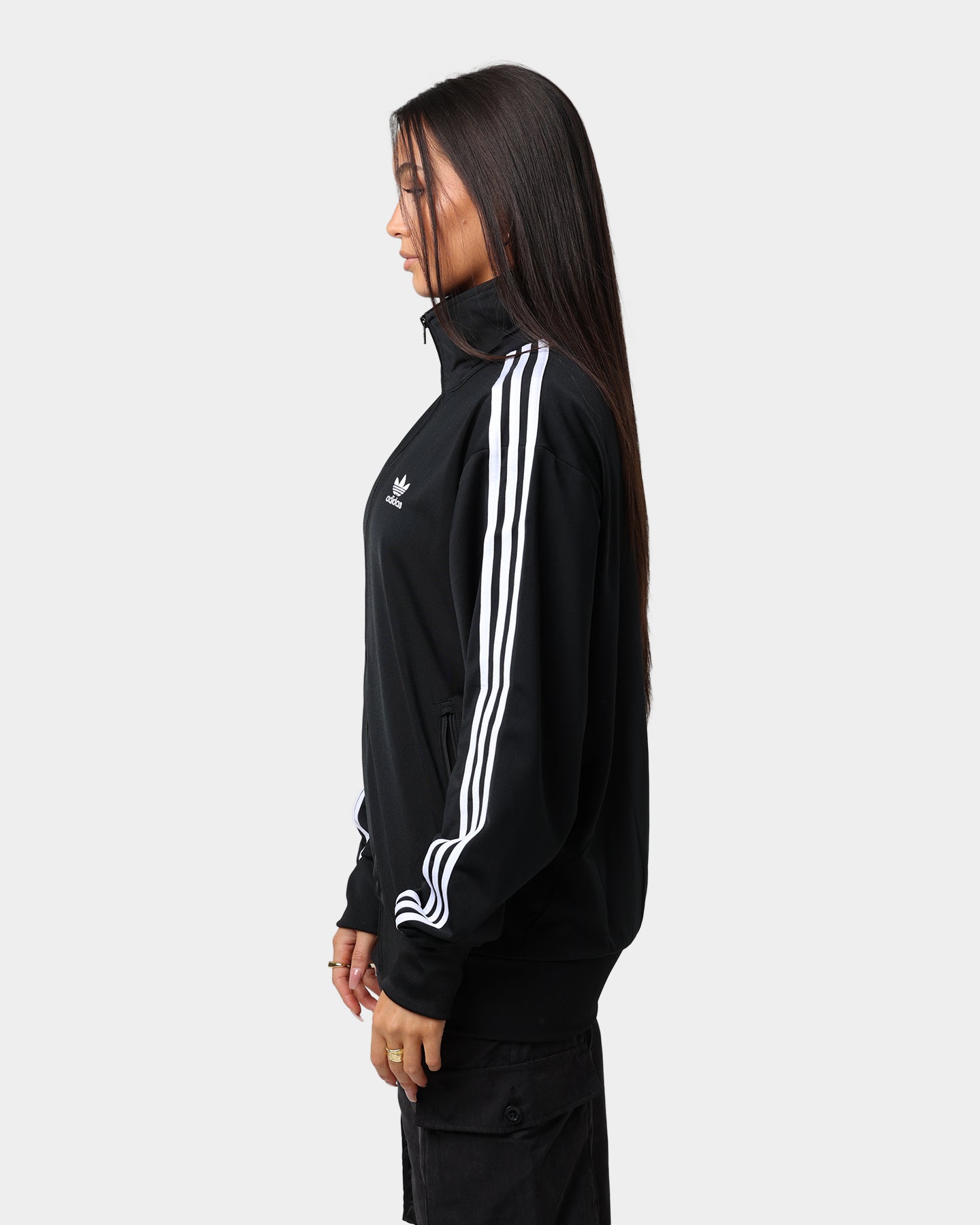 Adidas Firebird Track Jacket for Men & Women - Classic Black Retro Running Jacket - Lightweight Windbreaker for Jogging, Workouts & Streetwear Fashion