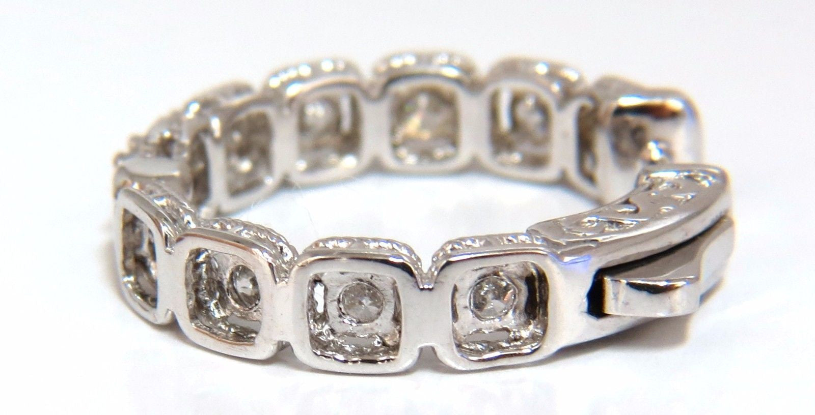 1.60ct Natural Round Brilliant Diamond Hoop Earrings 14K Gold Rope Twist - Perfect for Weddings, Parties & Everyday Elegance