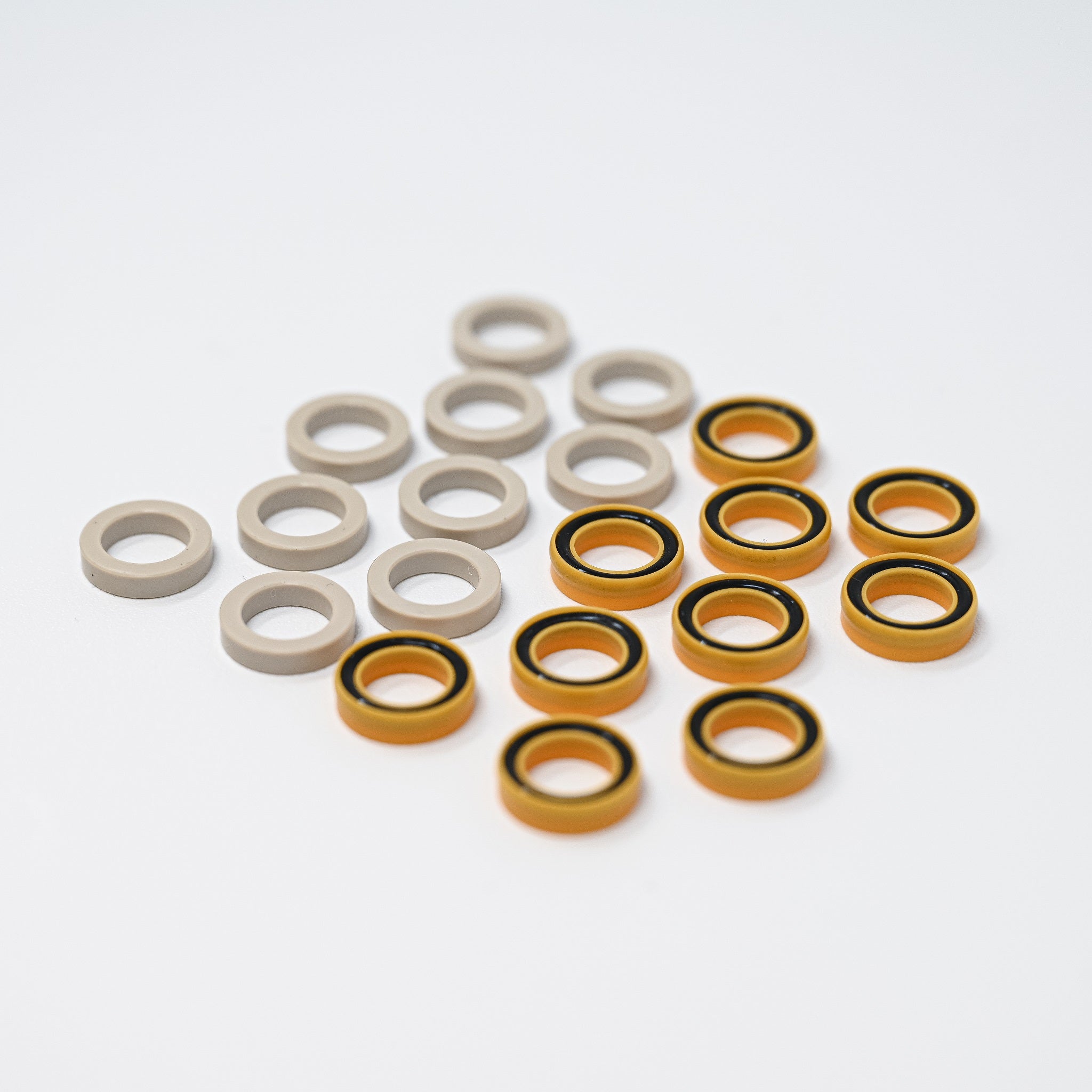 Flangeless Omniflex™ O Ring Seal (3/8 Inch) - 10 Pack - High-Temperature Resistant, Durable Rubber Gasket for Plumbing, Hydraulic Systems & Automotive Applications