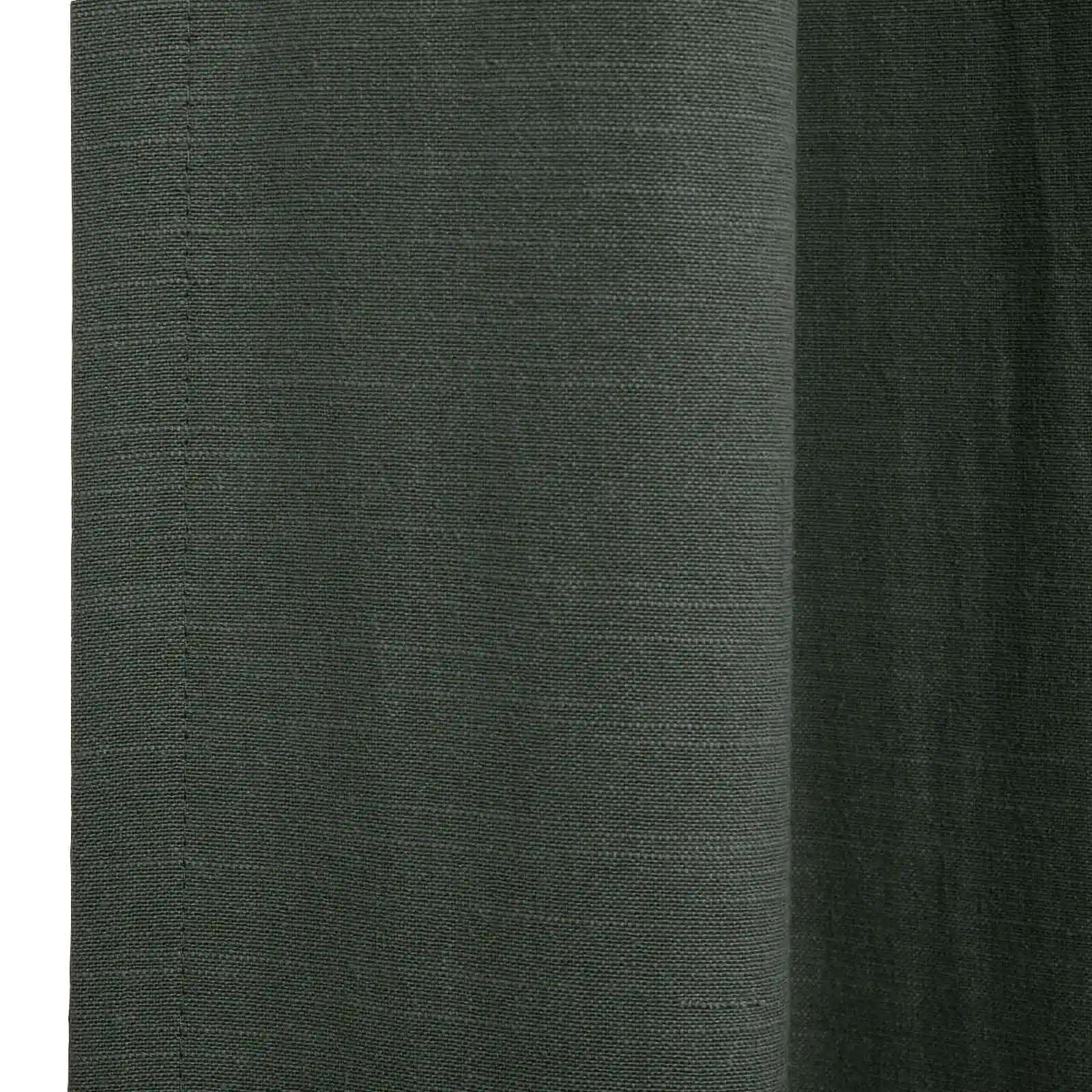 Luxury Linen Cotton Curtains - Soft Top Blackout Drapes for Living Room & Bedroom - Elegant Window Treatments for Home Decor