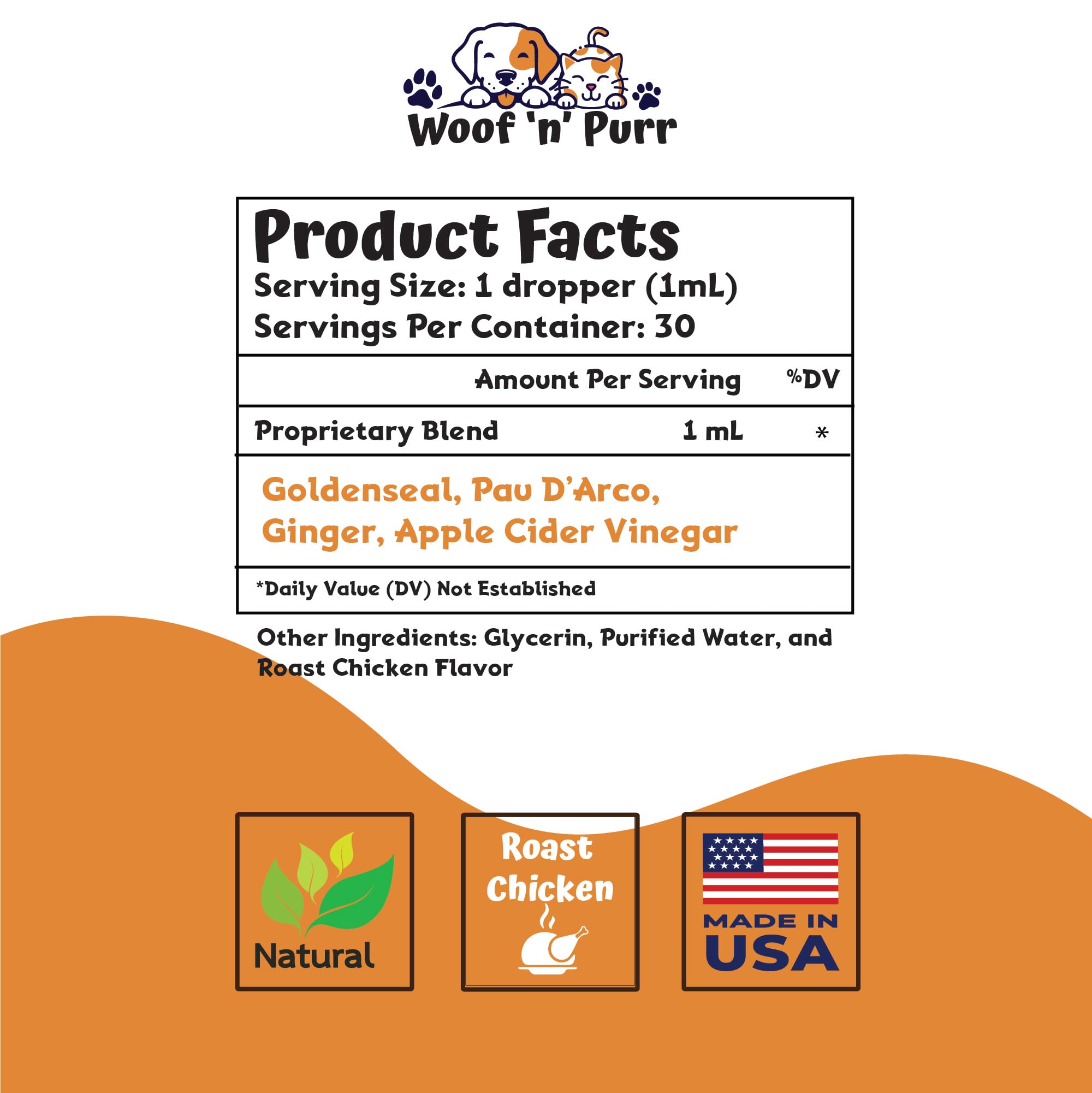Natural Allergy Relief for Cats - Organic Itch & Skin Soothing Supplement for Feline Allergies - Supports Immune Health - 1 fl oz - Perfect for Seasonal Allergies & Skin Irritations