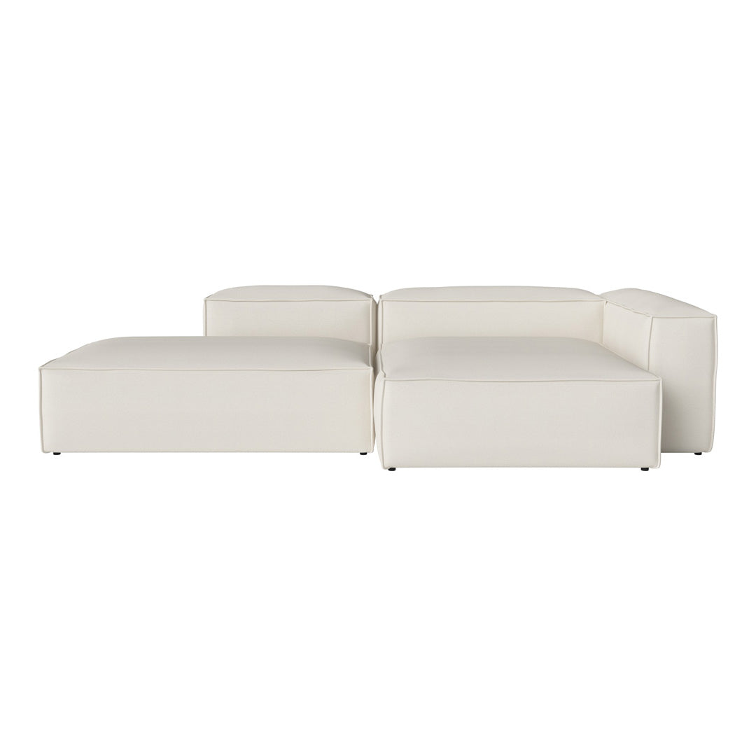 Cosima 2 Seater Sofa with Open End & Chaise - Modern Living Room Furniture for Small Spaces | Perfect for Apartments, Condos and Cozy Home Decor