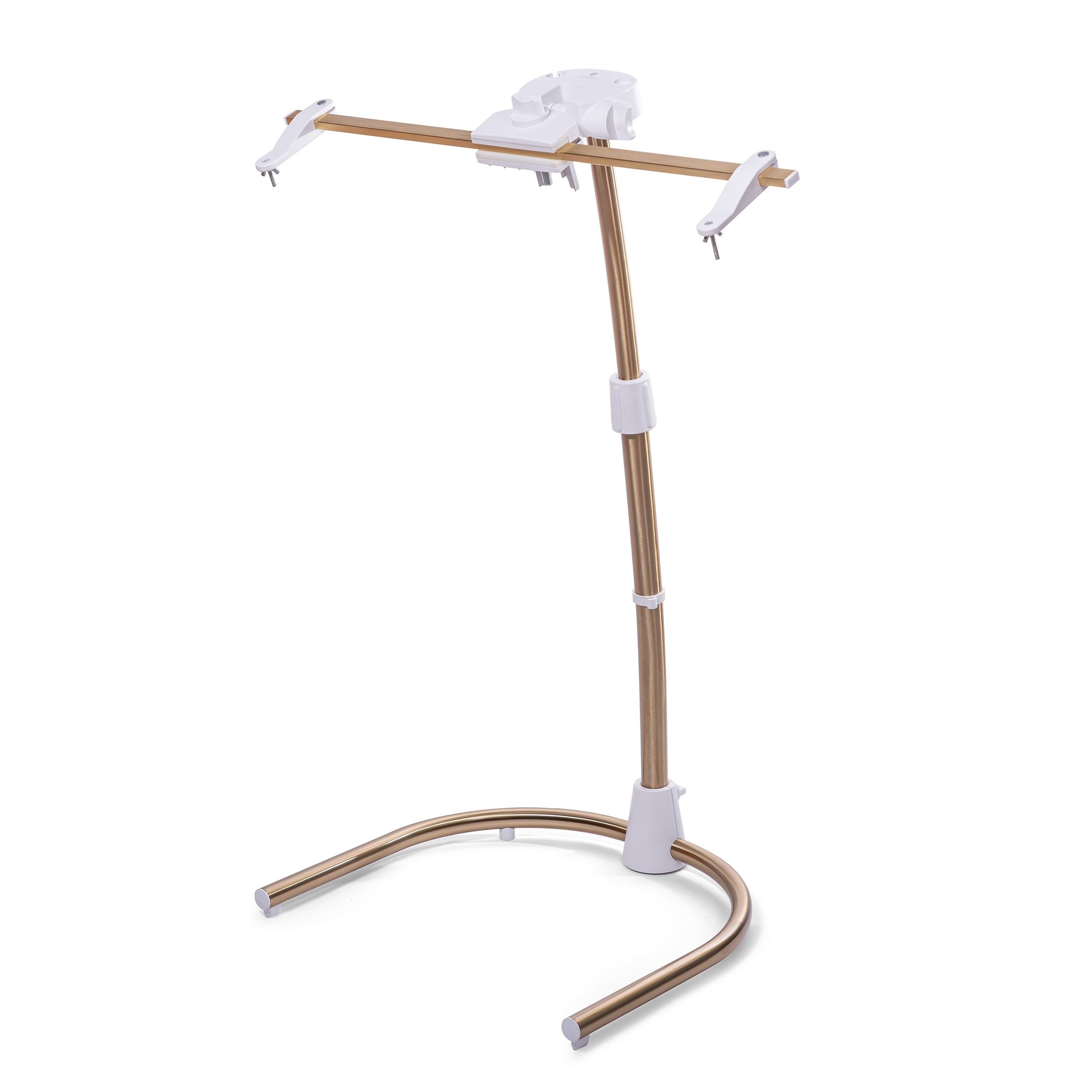 Daylight Company Stitchsmart Stand - Adjustable Embroidery Hoop Stand with 360° Rotation | Hands-Free Cross Stitch & Needlework Holder for Art, Craft & Sewing Projects | Perfect for Embroidery, Quilting & DIY Home Decor (White)