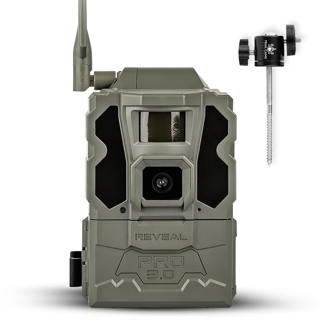TACTACAM Reveal Pro 3.0 Cellular Trail Camera - Multi-Network 4G LTE, GPS Tracking, 2