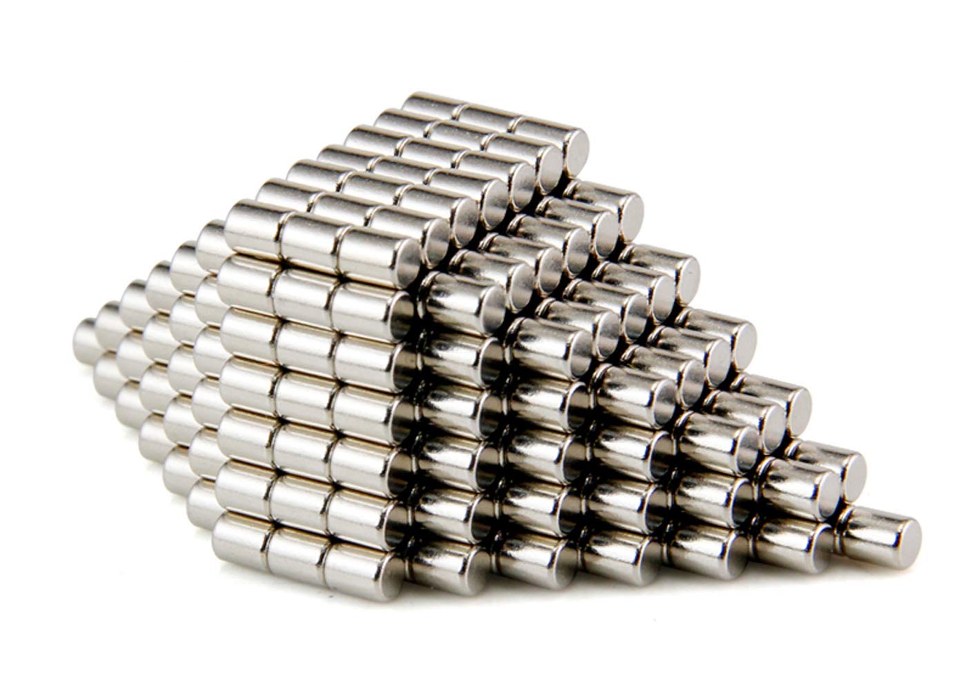 100-Piece Multi-Purpose Refrigerator Magnets for Science Crafts & DIY Projects - 4x4mm Small Round Magnets - Perfect for Fridge Organization, School Projects & Home Decor