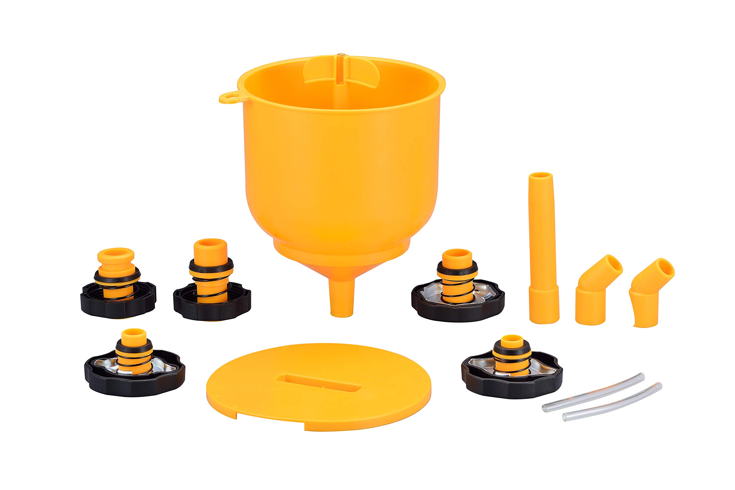 Spill-Proof Radiator Coolant Filling Funnel Kit with Adapter - Universal Plastic Coolant Refill Tool for Cars, Trucks & SUVs - Easy DIY Engine Coolant System Maintenance