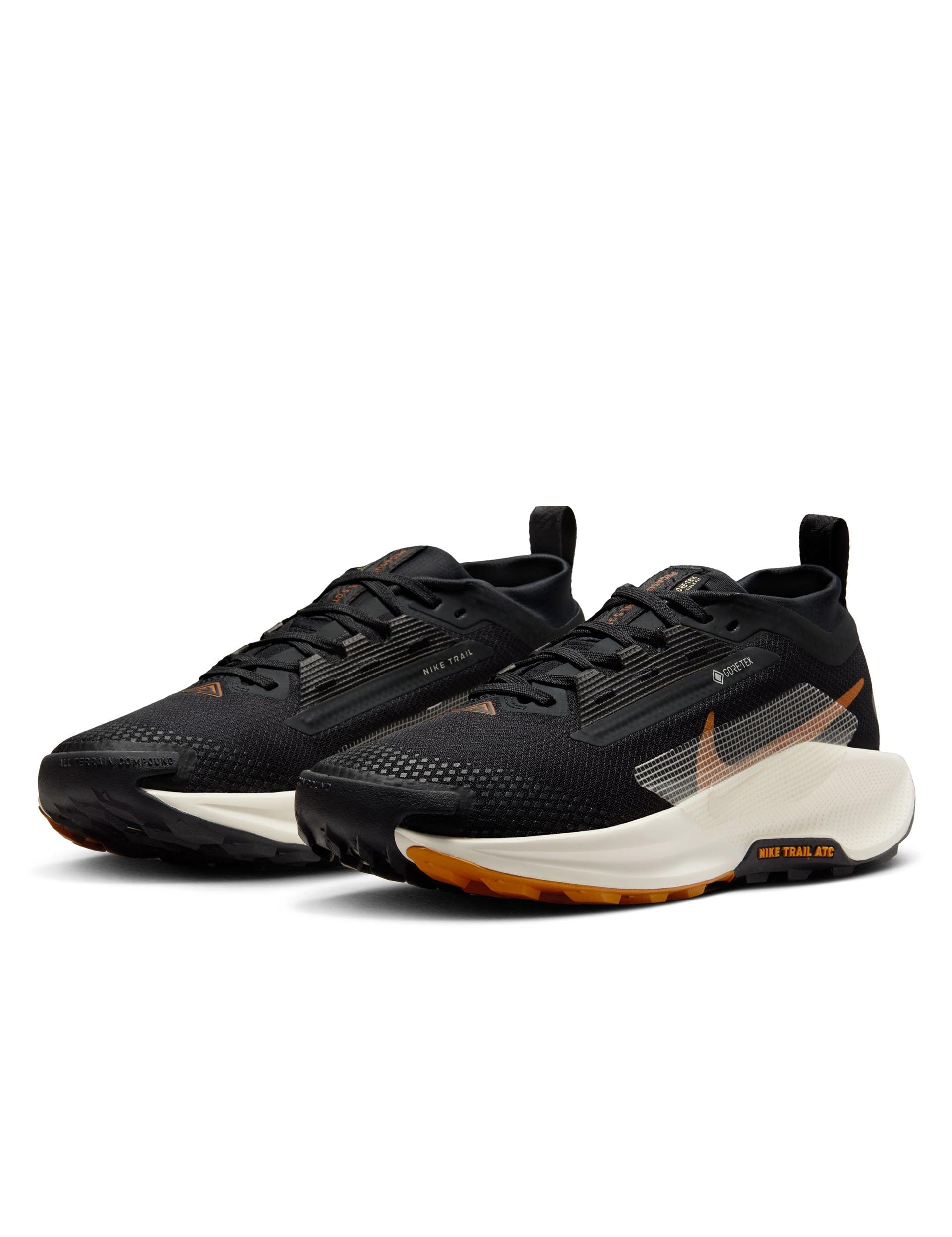 Pegasus Trail 5 Gore-Tex Waterproof Trail Running Shoes - Off Noir/Pale Ivory/Black/Monarch - All-Terrain Hiking & Outdoor Adventure Footwear