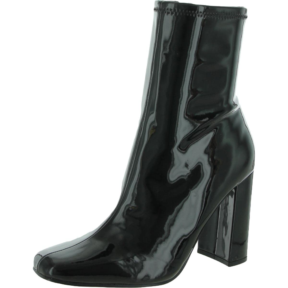 Steve Madden Women's Lynden Sequined Square Toe Mid-Calf Boots - Stylish Party & Evening Wear for Women