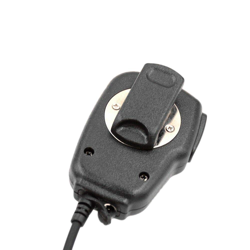 Pmandgk Shoulder Speaker Microphone Handheld Mic with PTT Button for Standard Portable Two-Way Radios - Compatible with VX-231, EVX-531, VX-160, VX-168, VX-180 - Ideal for Construction, Security, and Outdoor Communication